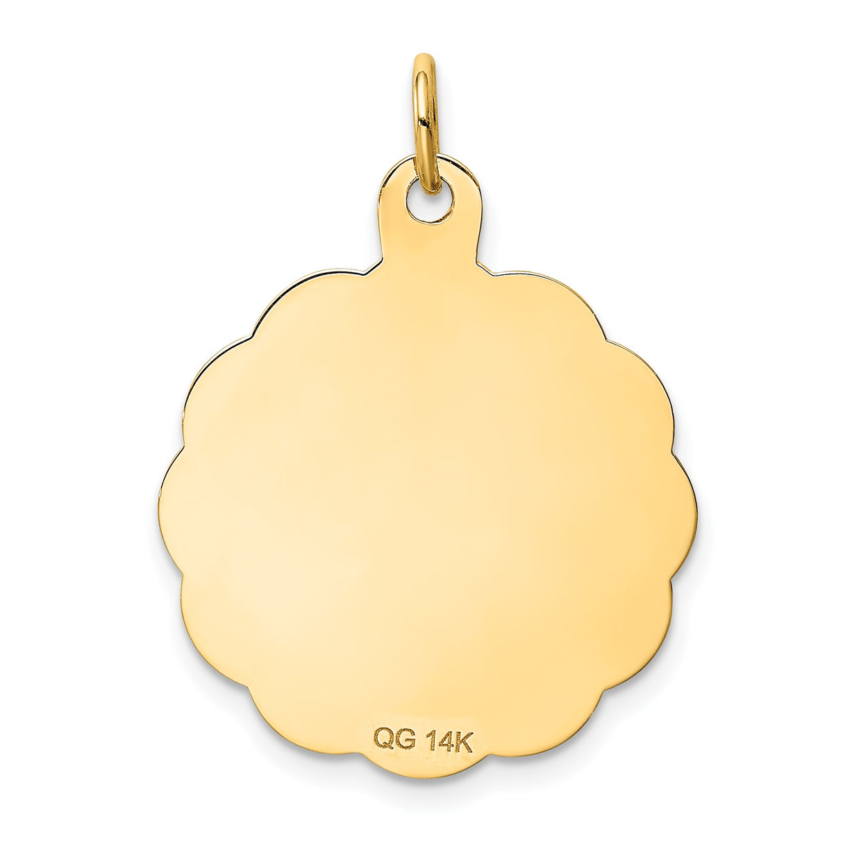 14k Yellow Gold Graduation Day Pendant with Script and Diploma Design for Women