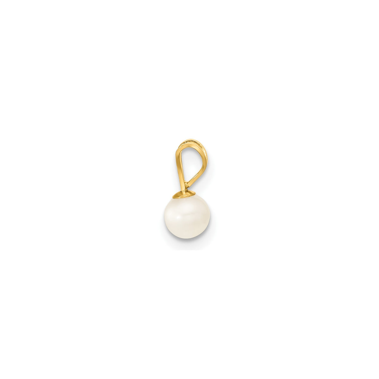 4-5mm FWC Pearl Bracelet Earrings Charm Pendant in Real 14k Yellow Gold