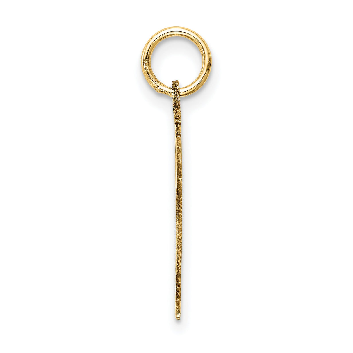 14k Yellow Gold Boy Figure Pendant with Overalls and Cap, Family Themed Charm