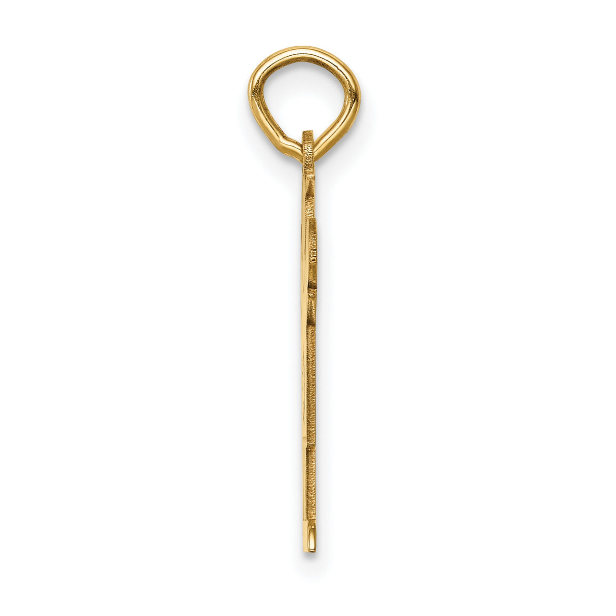 14k Yellow Gold Boy Pendant with Sideways Cap, Cartoon Style Family Charm