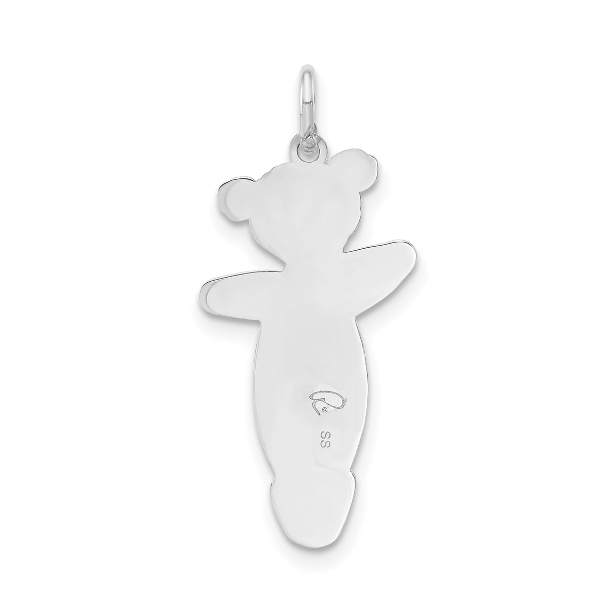 Sterling Silver Ballerina Pendant with Tutu, Ballet Shoes, and Bow Dance Charm