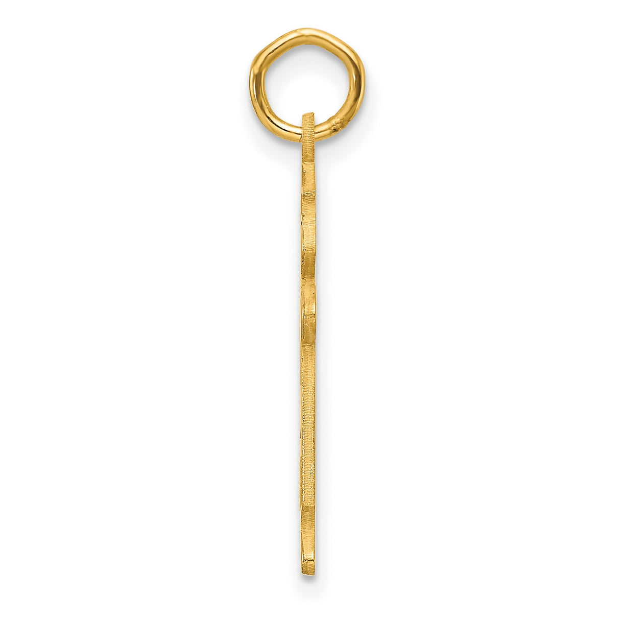 Gold Plated Class of 2024 Girl Cuddle Charm Pendant in Real 925 Sterling SIlver