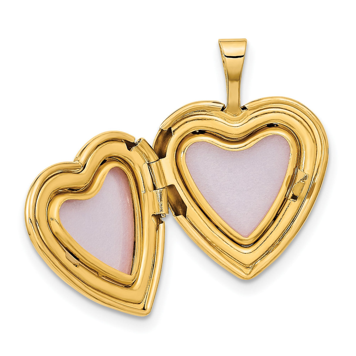14k Yellow Gold Heart Locket Pendant with Floral and Scroll Engraving, Vintage Keepsake Jewelry