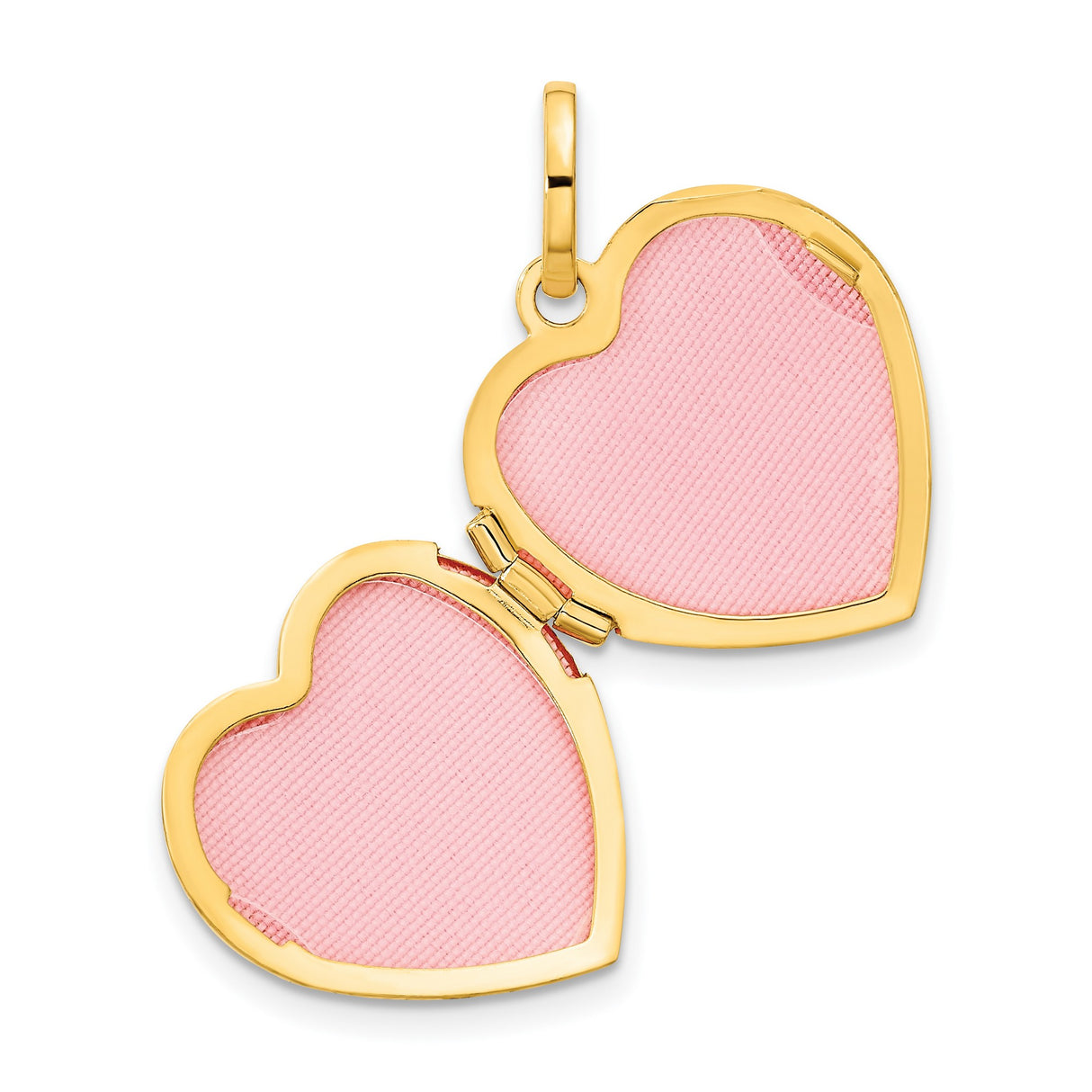 14k Multi-Tone Gold Heart Locket Pendant with Diamond Accent, Tree of Life Design for Women