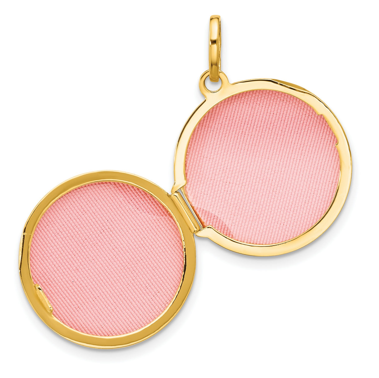 14k Multi-Tone Gold Locket with Diamond, Crescent Moon and Star Celestial Pendant for Women