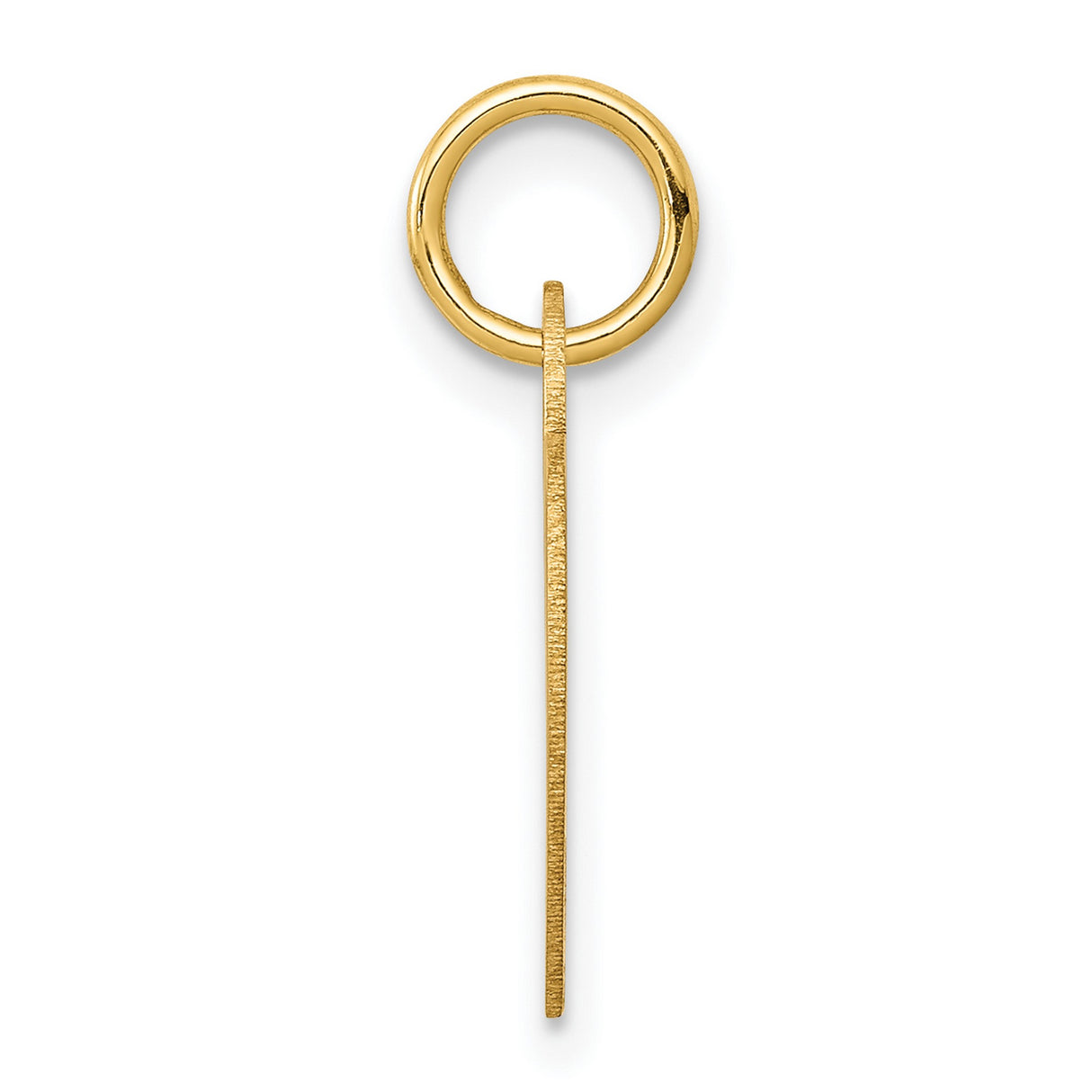 14k Yellow Gold Heart Padlock Pendant, Engravable Polished Charm for Women