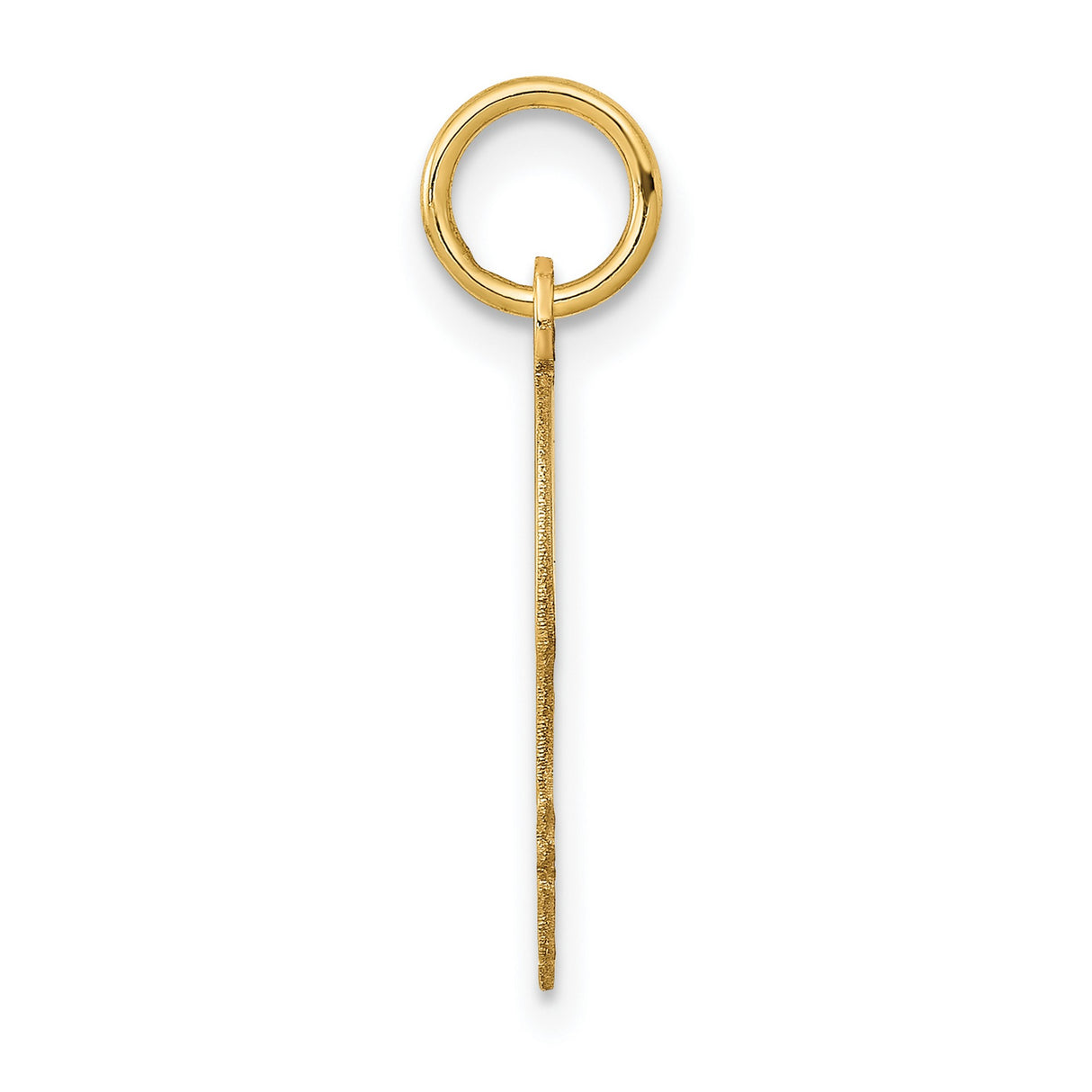 14k Yellow Gold Boy Profile Pendant, Motherhood Charm with Face Outline, Family Keepsake Jewelry