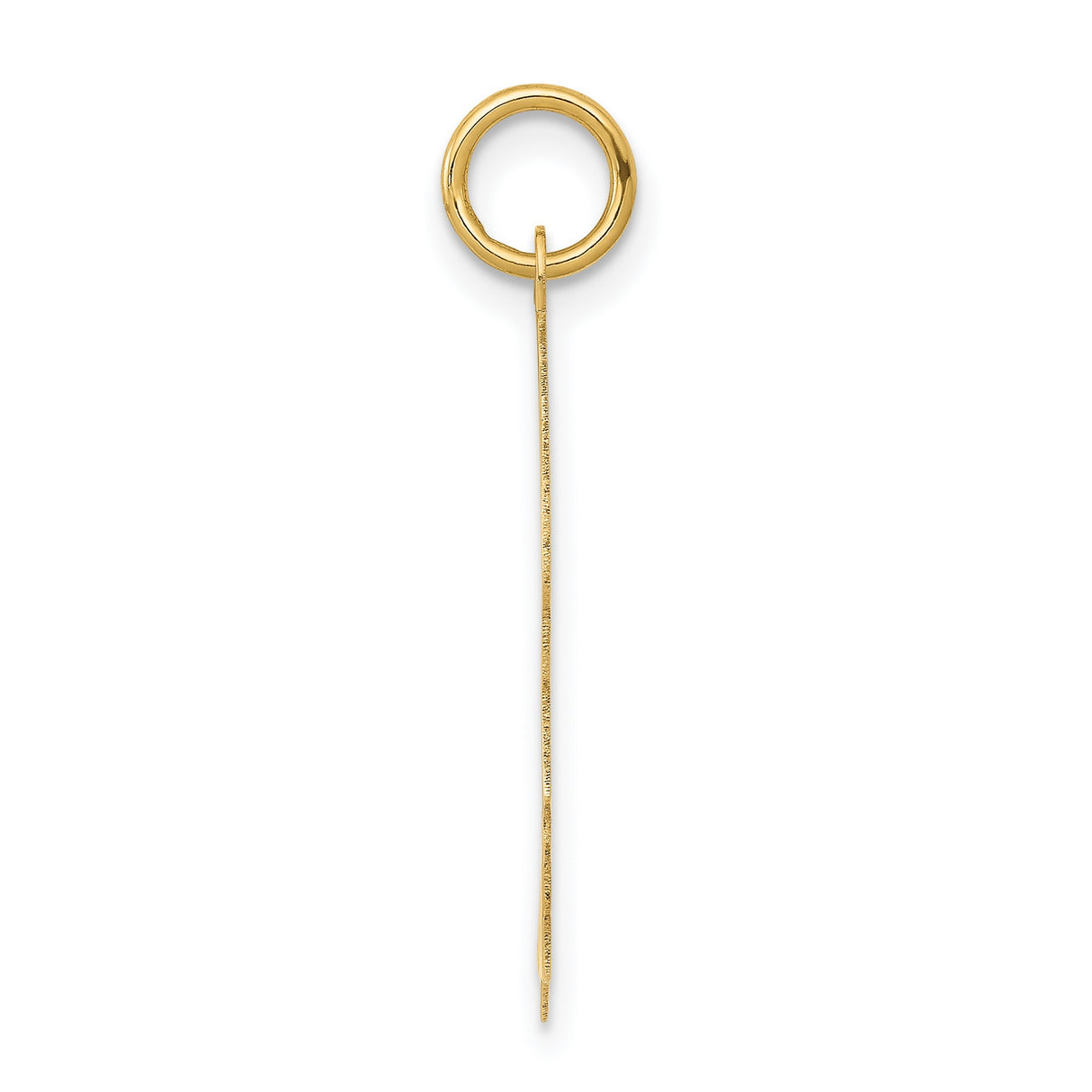 14k Yellow Gold Boy Profile Pendant Charm, Sentimental Keepsake for Mother or Grandmother