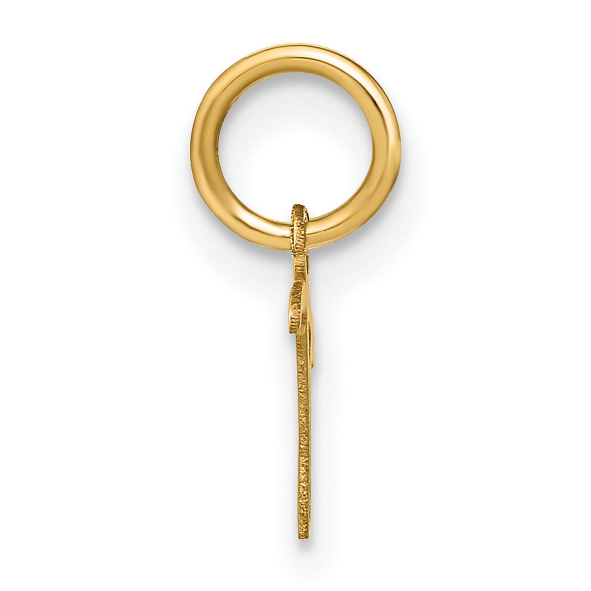 14k Yellow Gold Tau Cross Pendant, Saint Francis Religious Charm for Men and Women