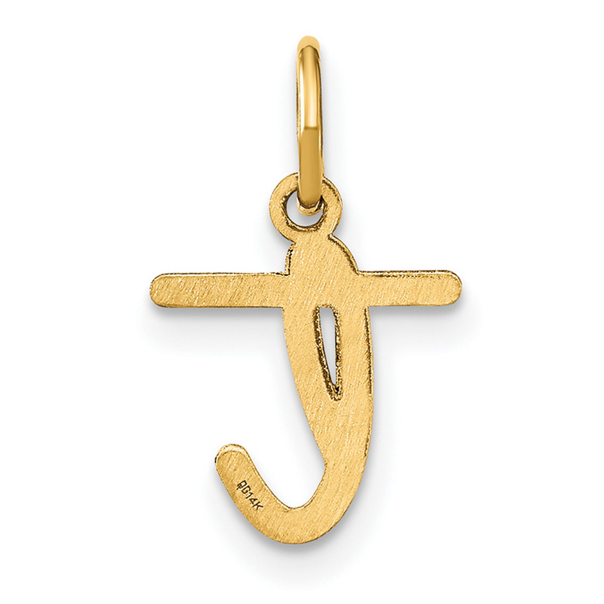 14k Yellow Gold Tau Cross Pendant, Christian Symbol of Faith and Devotion for Women