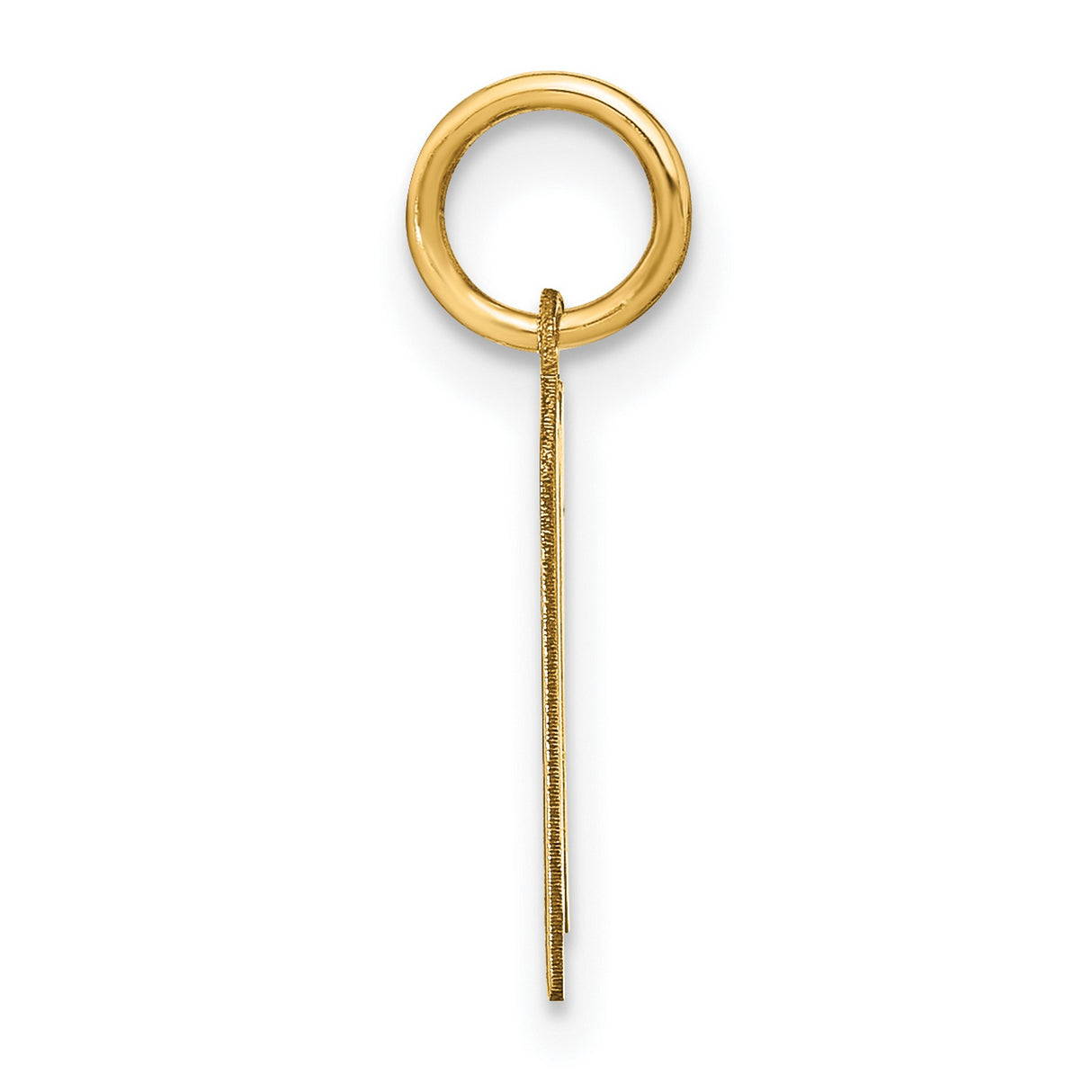 14k Yellow Gold Chai Pendant, Hebrew Life Symbol Charm, Minimalist Jewish Spiritual Jewelry