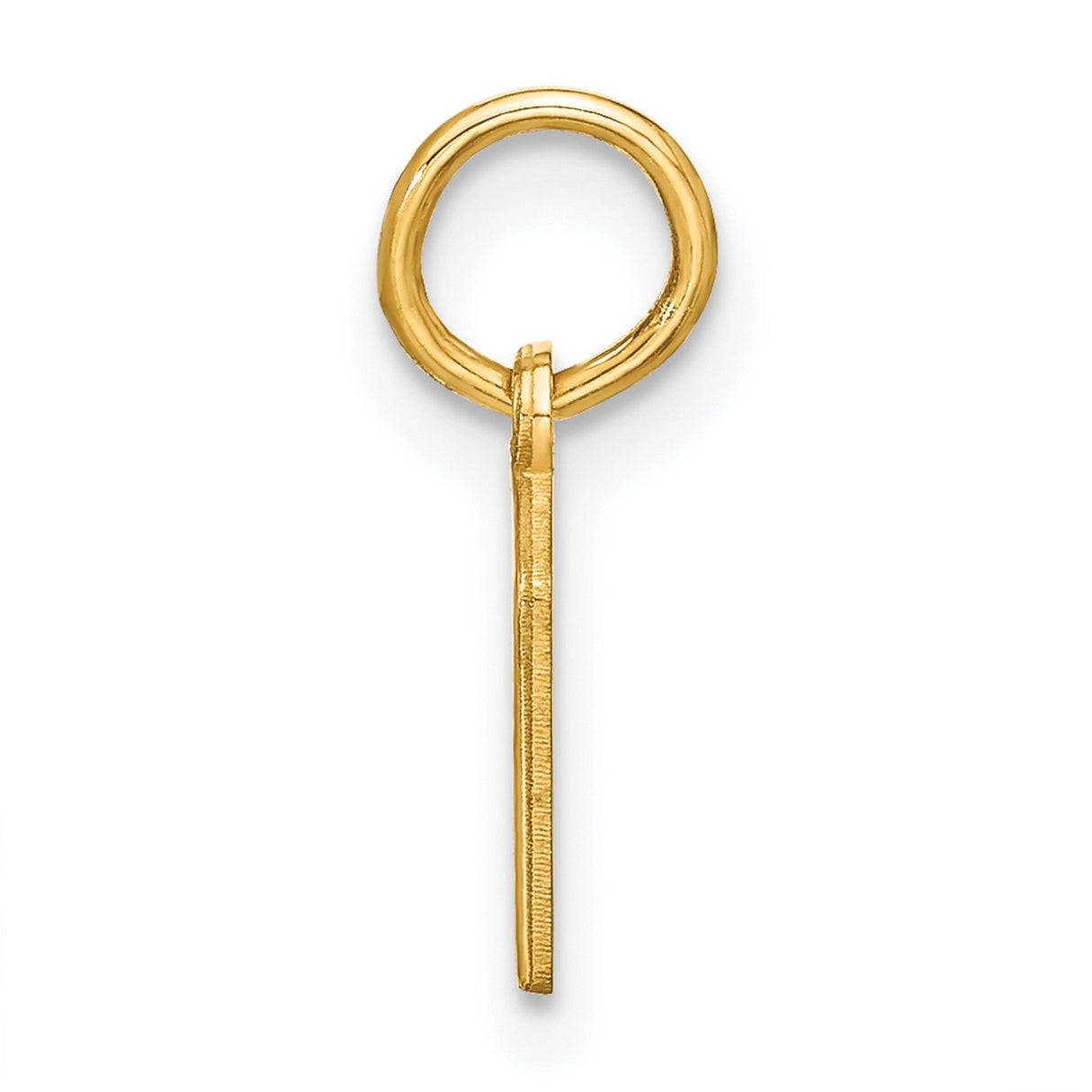 14k Yellow Gold Chai Pendant, Traditional Hebrew Life Symbol, Jewish Religious Jewelry