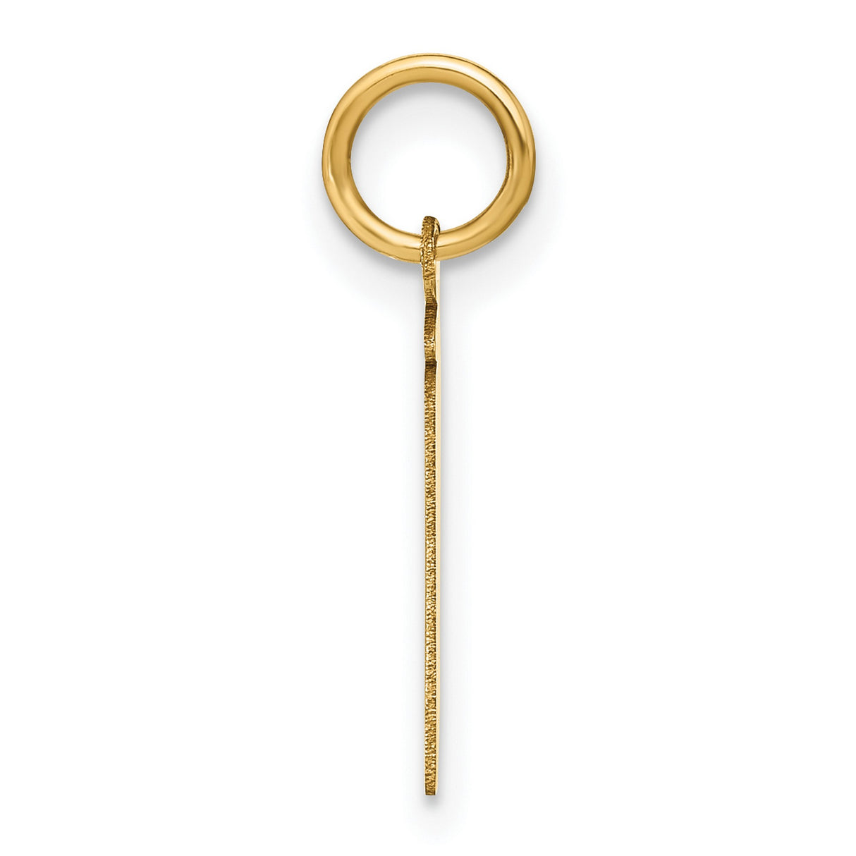 14k Yellow Gold Mezuzah Pendant, Minimalist Jewish Religious Charm for Men and Women