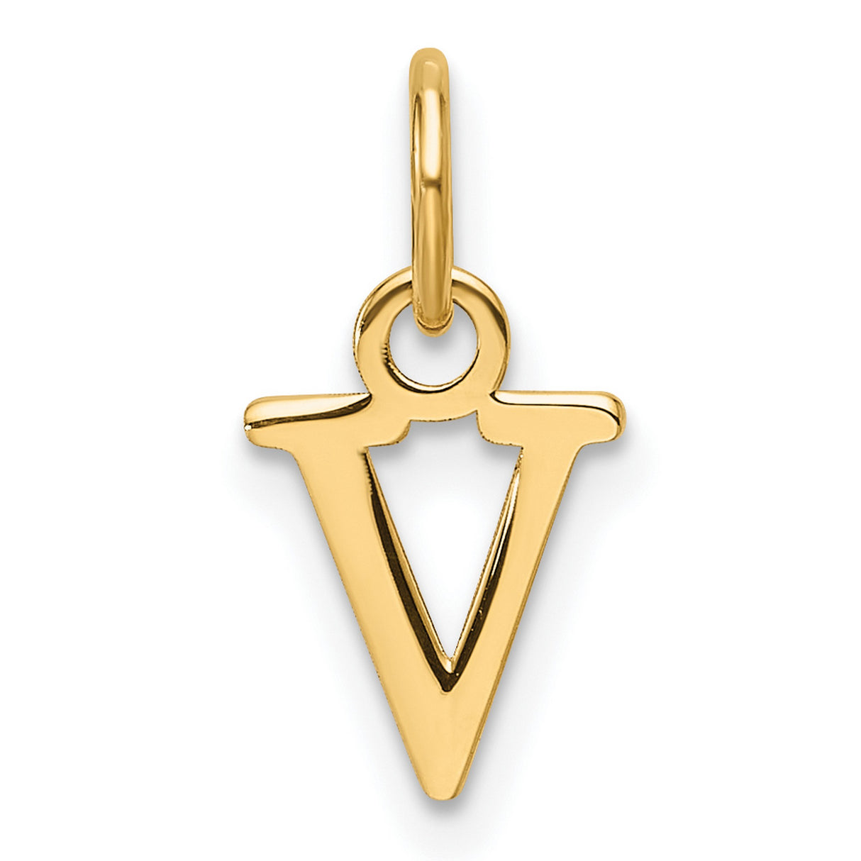 14k Yellow Gold Chi Rho Pendant, Christian Symbol with Greek XP Letters