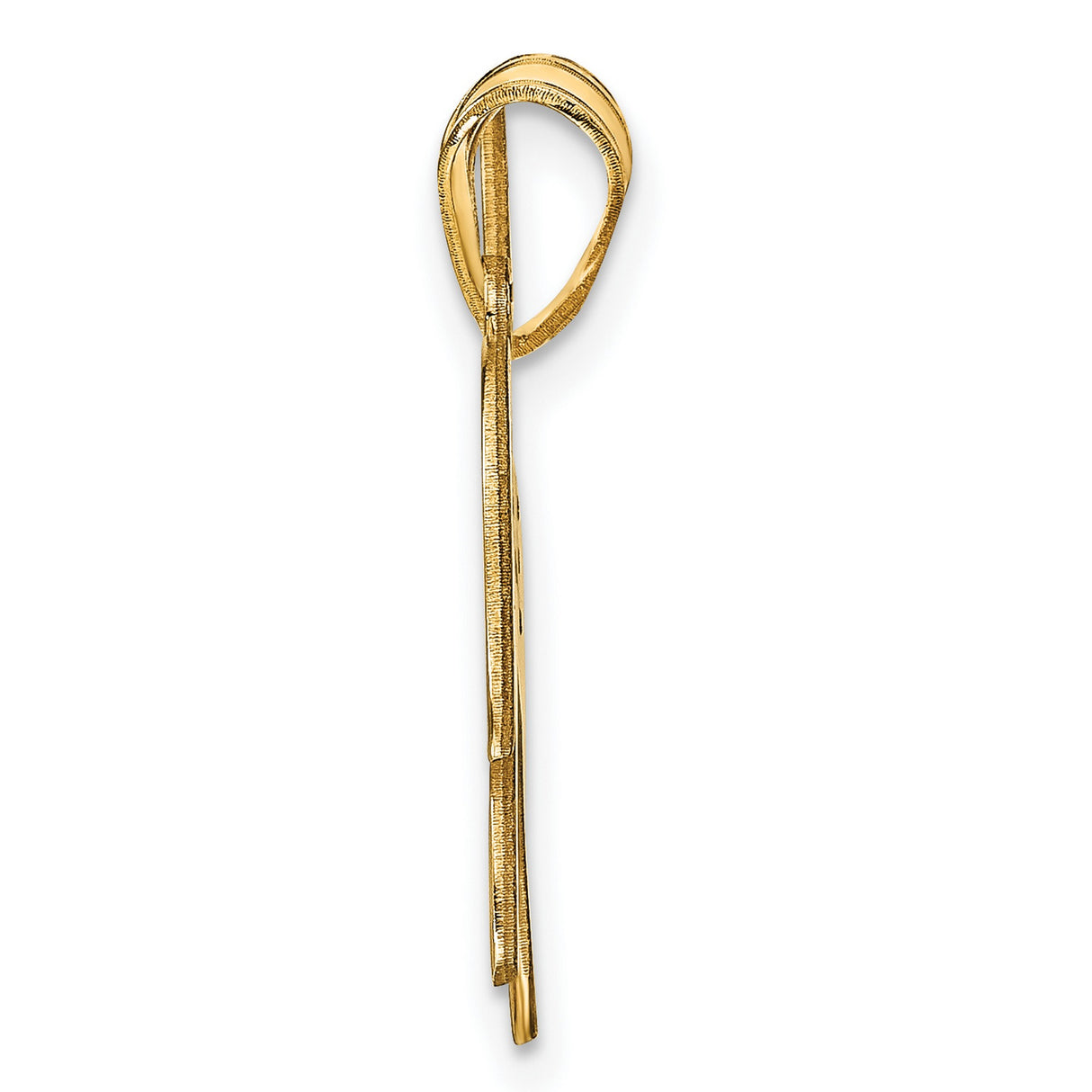 Dog Charm Pendant in Real 14k Yellow Gold