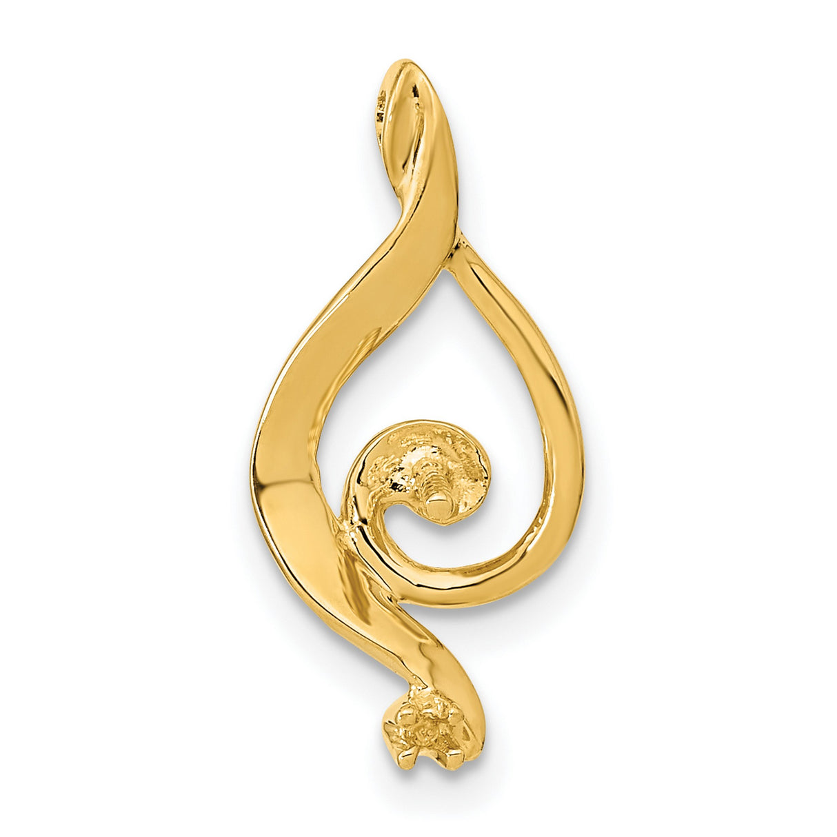 5.5mm White Round Freshwater Cultured Pearl AAA Diamond Charm Pendant in Real 14k Yellow Gold