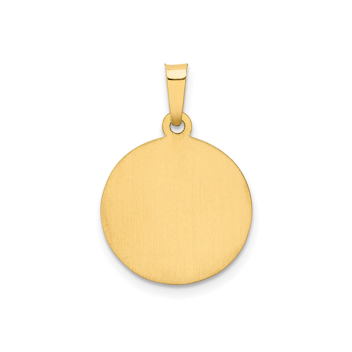 14k Yellow Gold Our Lady of Guadalupe Pendant, Virgin Mary Catholic Medallion Charm