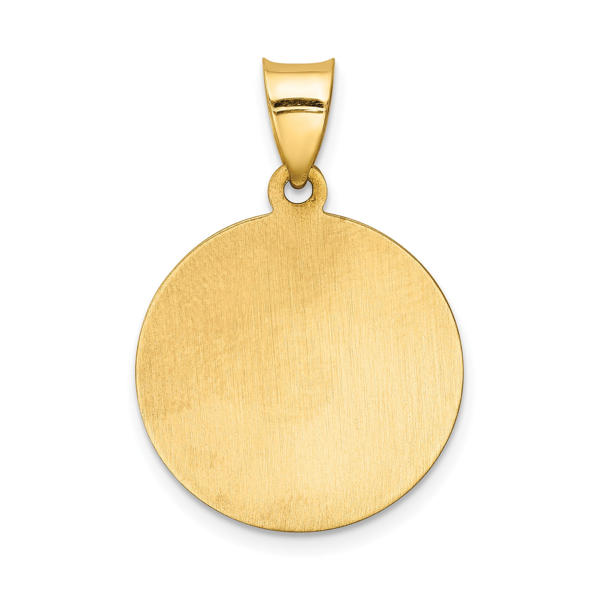 14k Yellow Gold Caridad del Cobre Pendant, Our Lady of Charity Religious Medal