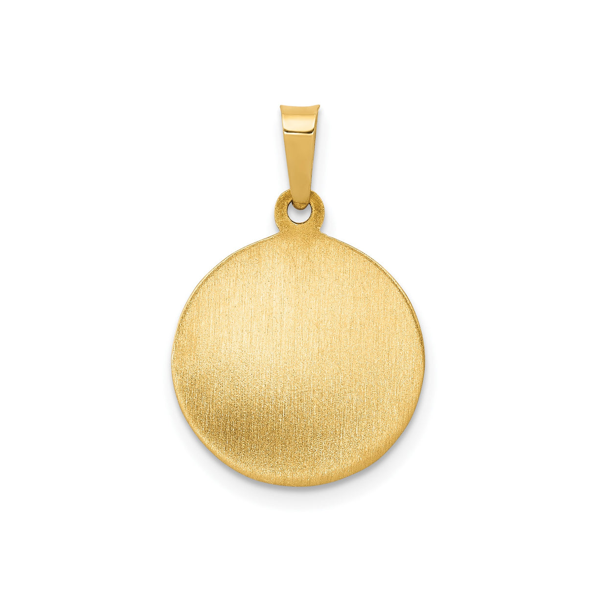 14k Yellow Gold First Holy Communion Pendant with Communion Scene for Women