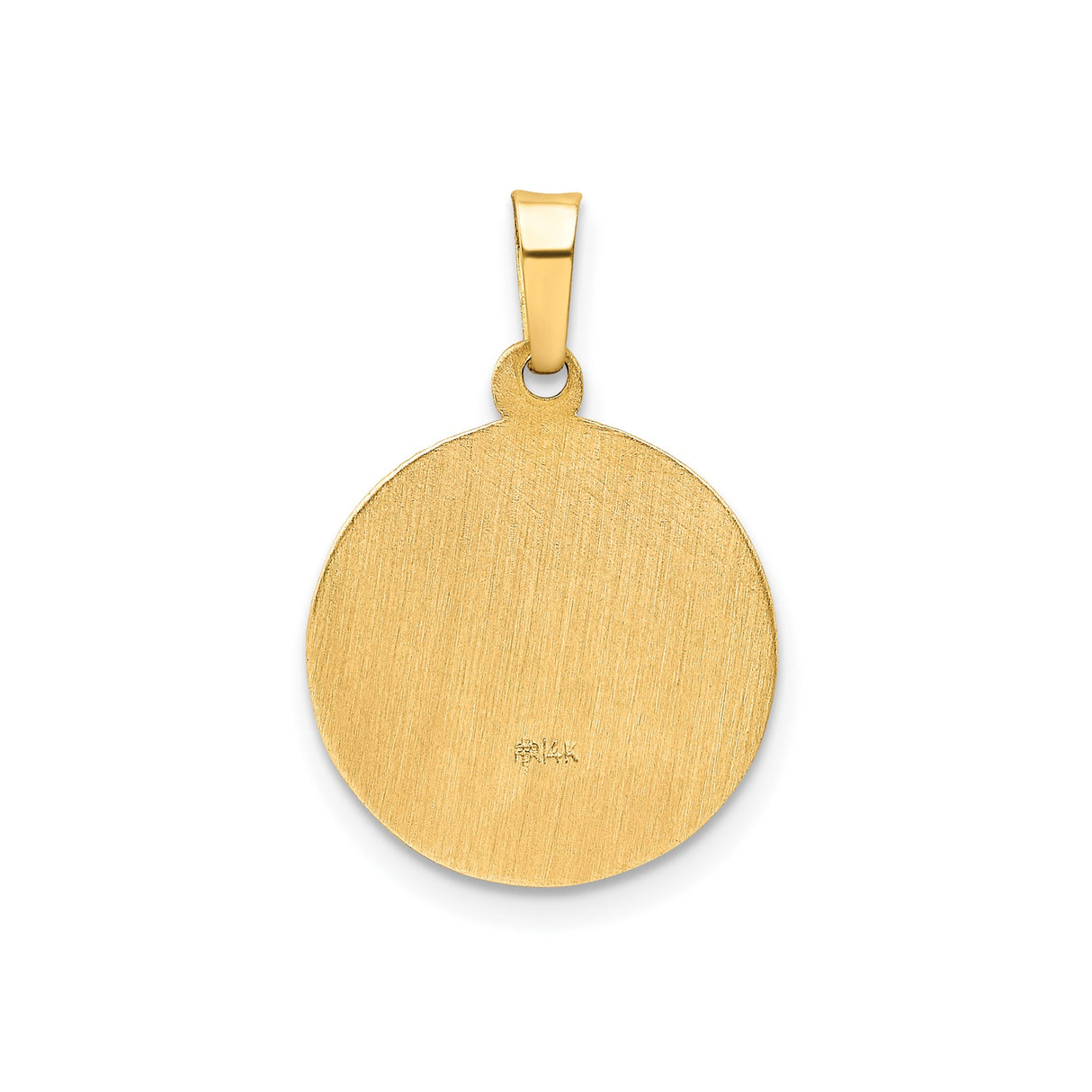 14k Yellow Gold Confirmation Chalice Pendant with IHS Symbol, Catholic Religious Charm