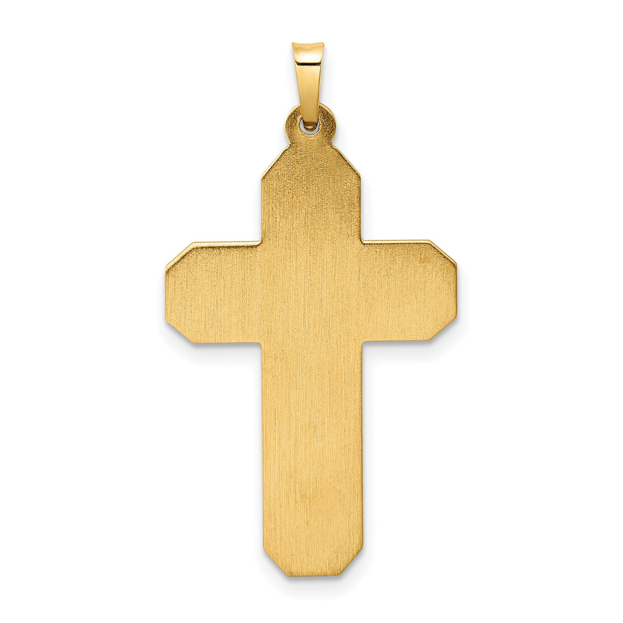 14k Yellow Gold Cross Pendant with Intricate Filigree Design, Ornate Christian Jewelry