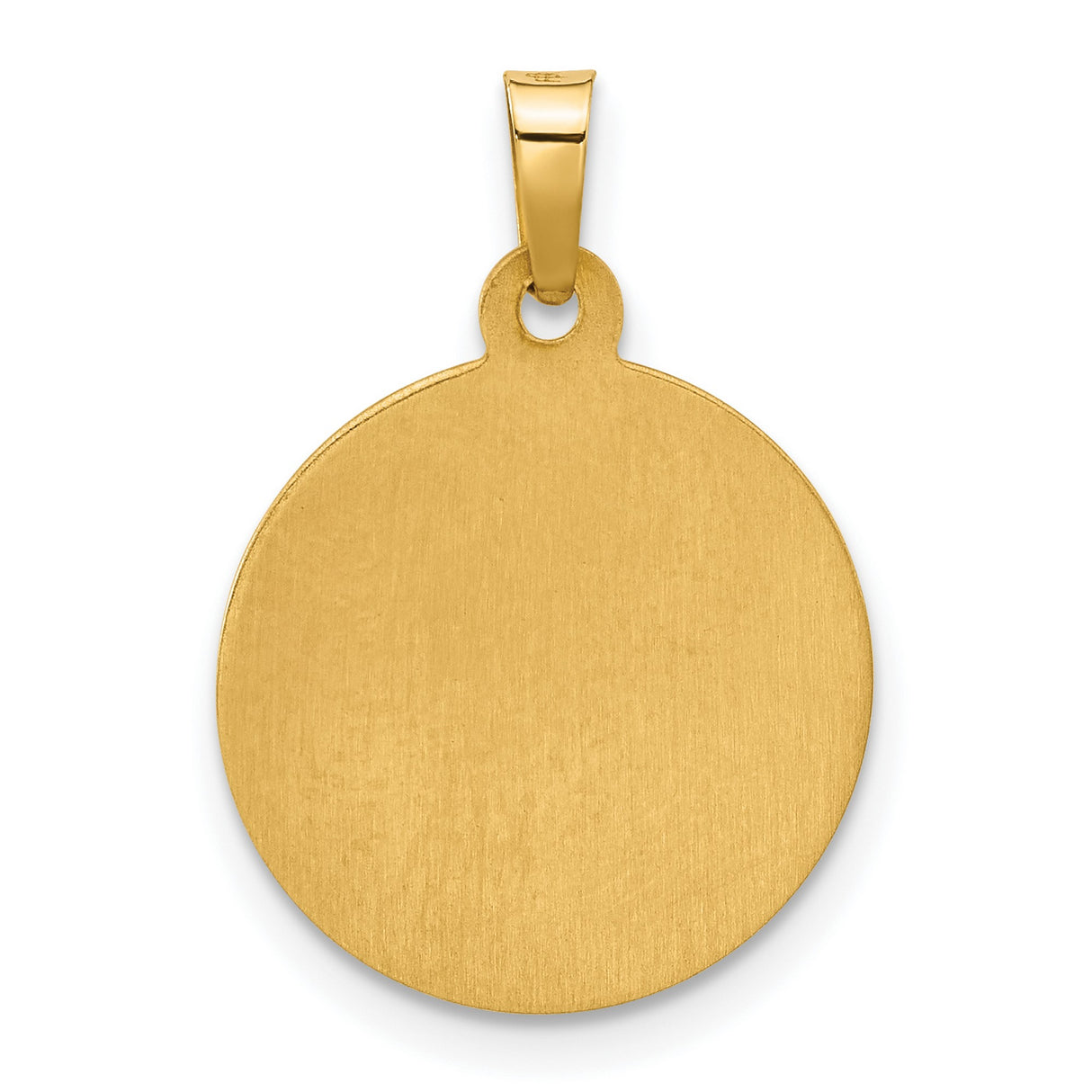 14k Multi-Tone Gold Sacred Heart of Jesus Pendant with Rhodium Accents, Spanish Inscription