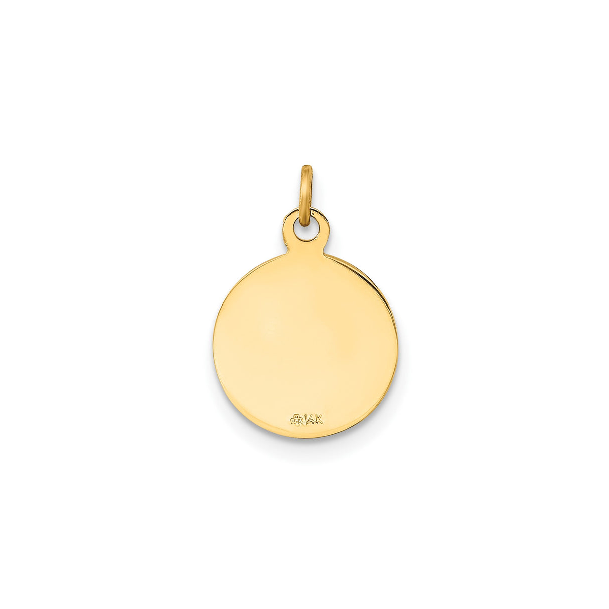 14k Yellow Gold Confirmation Pendant with Chalice Rays and IHS Symbol