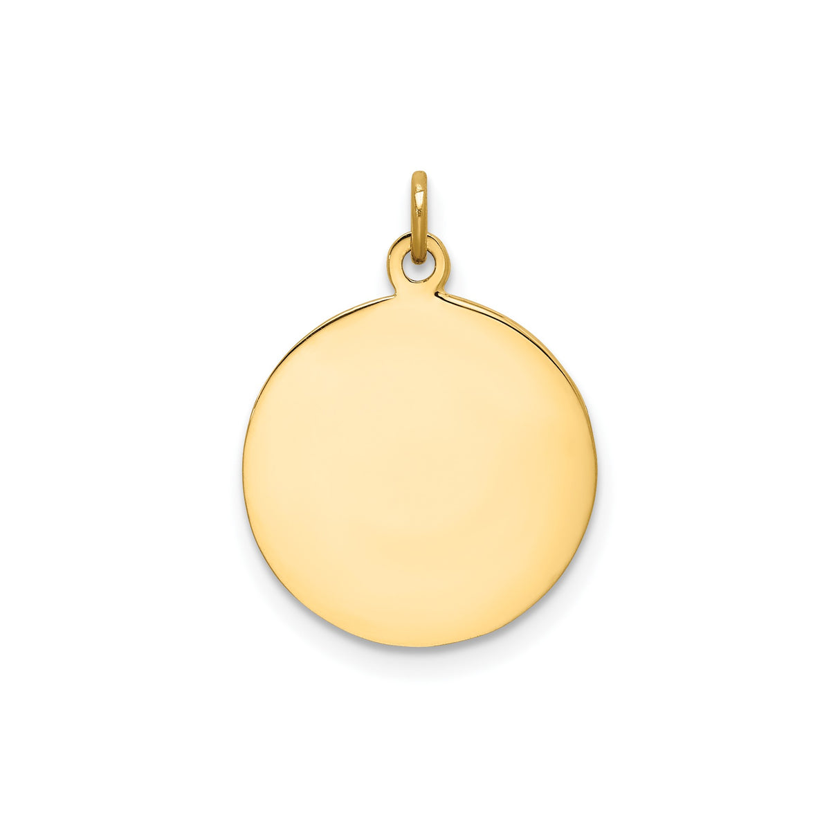 14k Yellow Gold Saint Peter Medal Pendant with Halo Engraving and Book Design