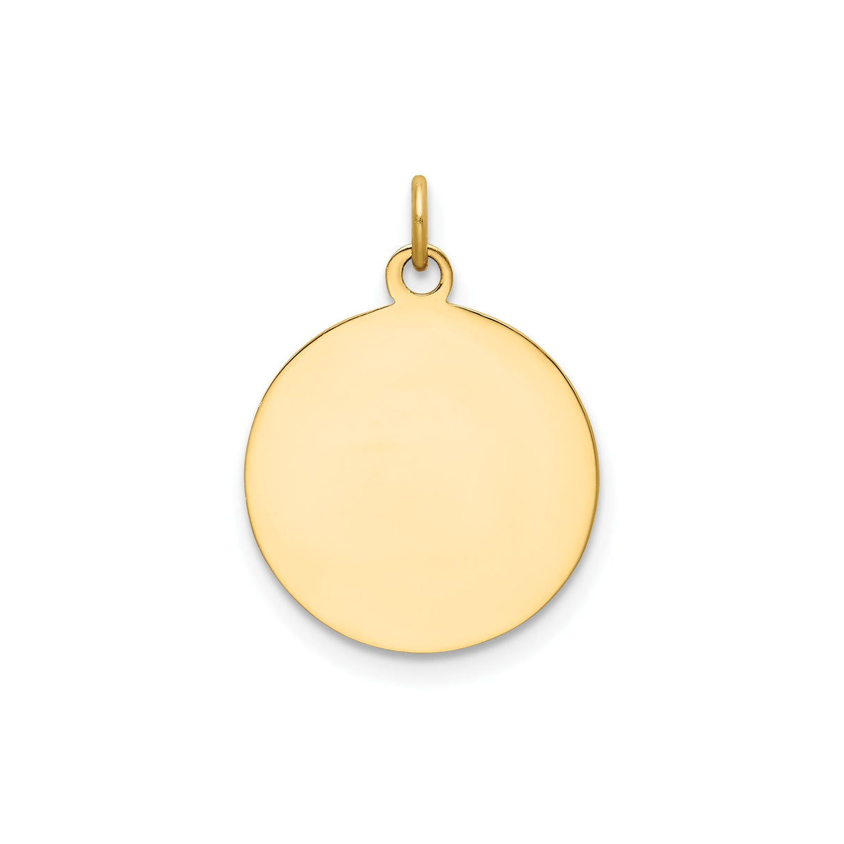 14k Yellow Gold Saint Elizabeth Seton Medal Pendant, Catholic Religious Charm for Women or Unisex Wearers