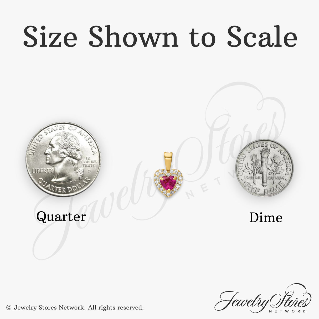 14k Yellow Gold Heart Pendant with Pink and Clear Cubic Zirconia, Romantic Jewelry for Women