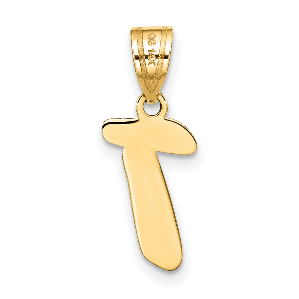14k Yellow Gold Tau Cross Pendant, Christian Faith Symbol, Franciscan Catholic Charm