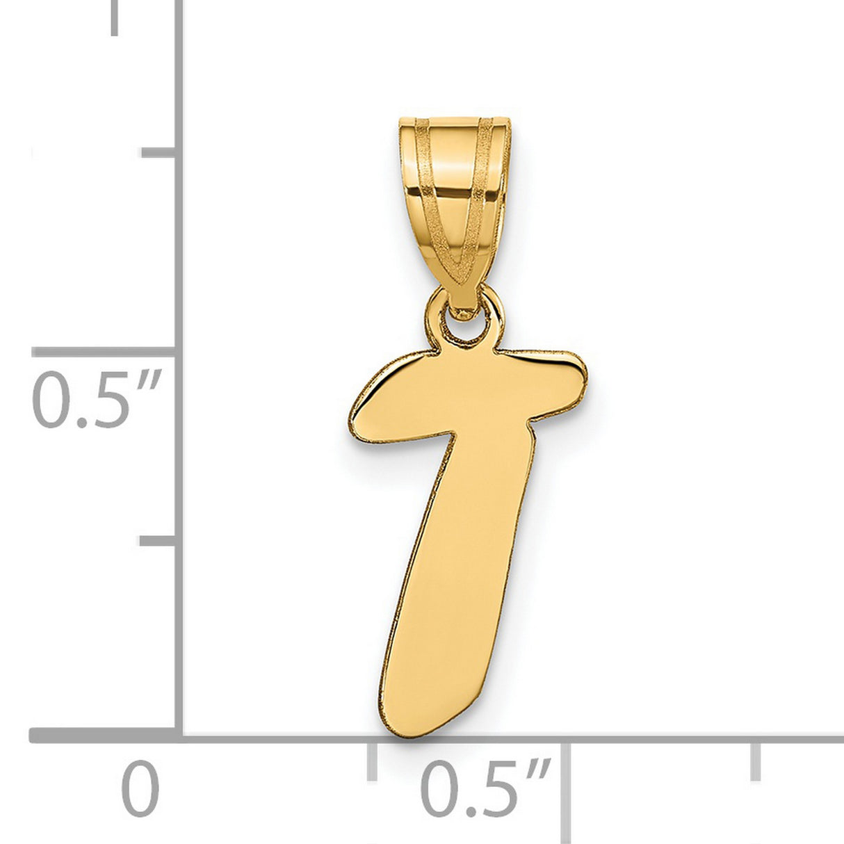 14k Yellow Gold Tau Cross Pendant, Christian Faith Symbol, Franciscan Catholic Charm