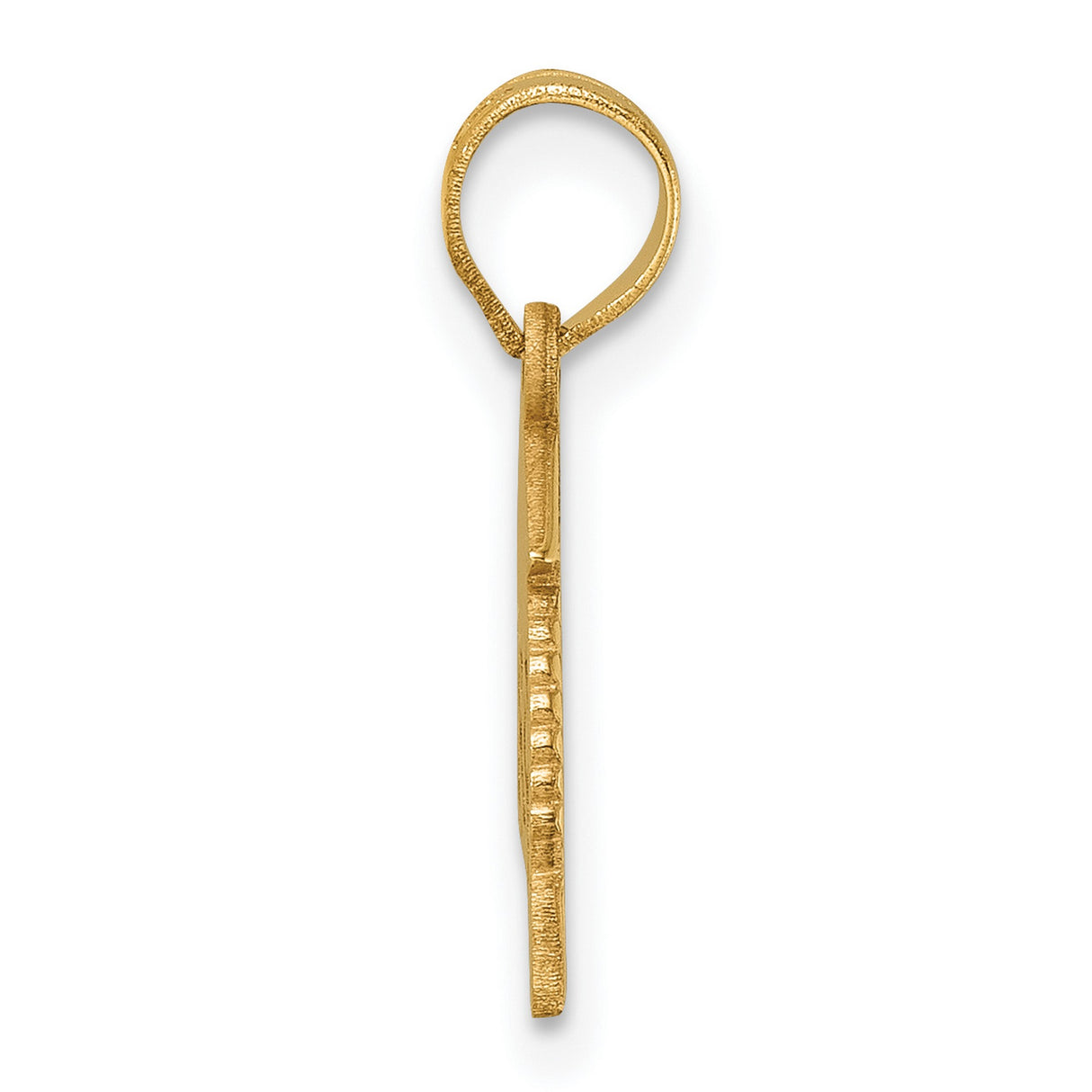 14k Yellow Gold Graduation Pendant with Cap and Dangling Tassel, Class of 2023 Charm