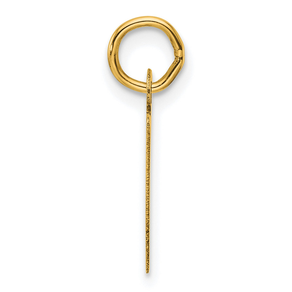 14k Yellow Gold Ankh Pendant, Modern Minimalist Egyptian Symbol for Men and Women