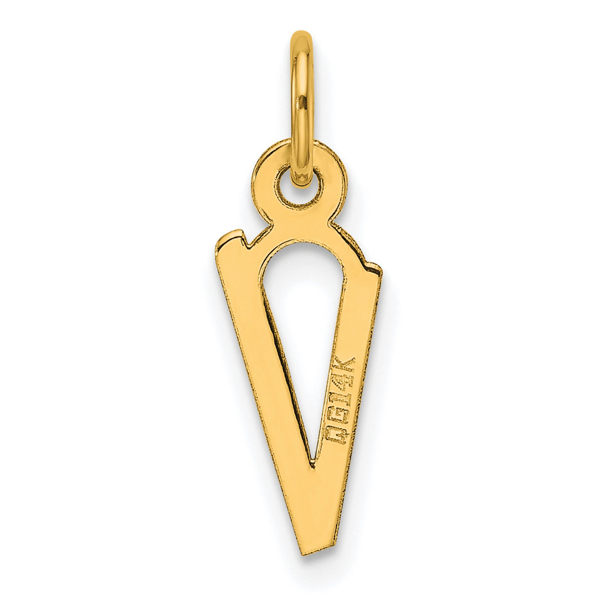 14k Yellow Gold Ankh Pendant, Modern Minimalist Egyptian Symbol for Men and Women