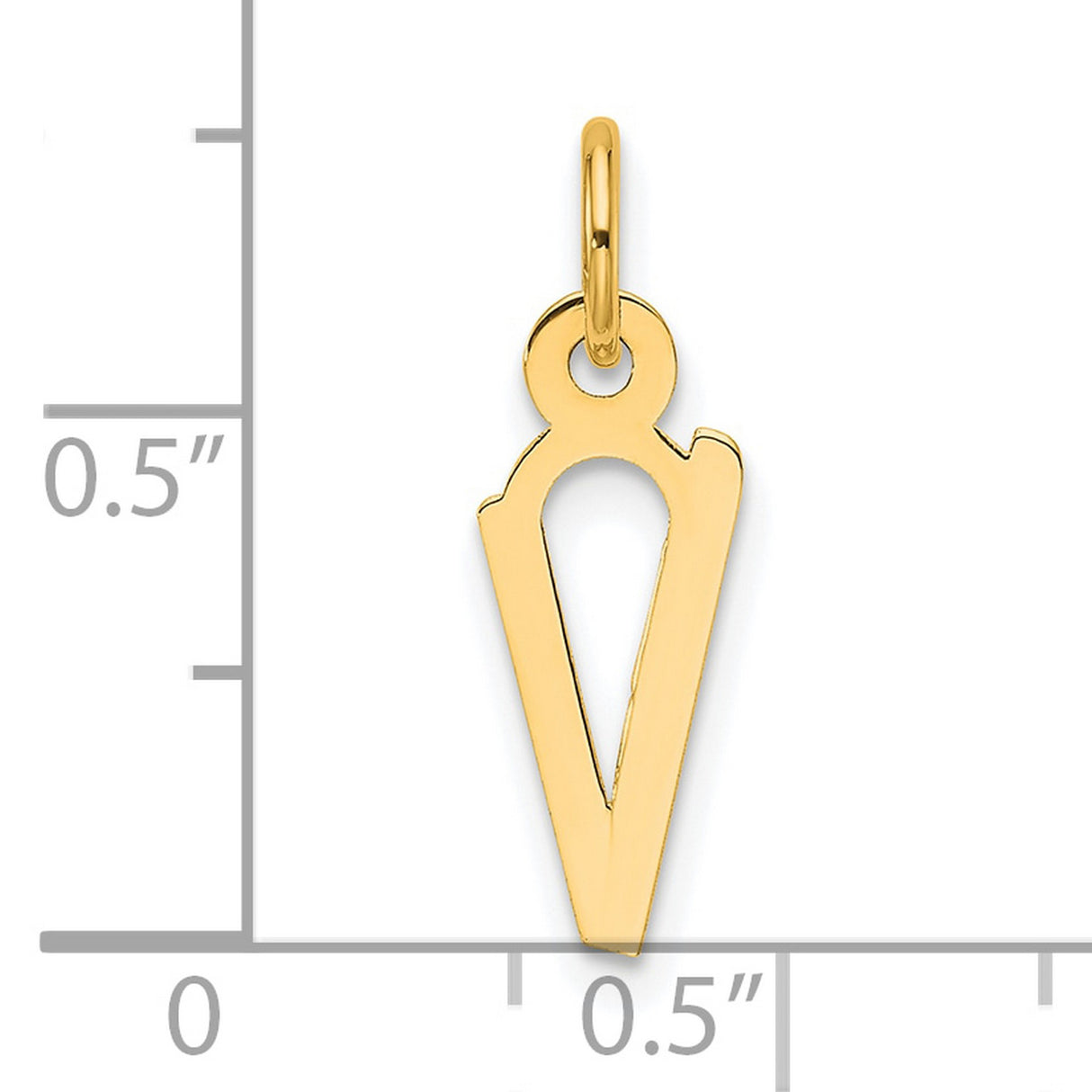 14k Yellow Gold Ankh Pendant, Modern Minimalist Egyptian Symbol for Men and Women