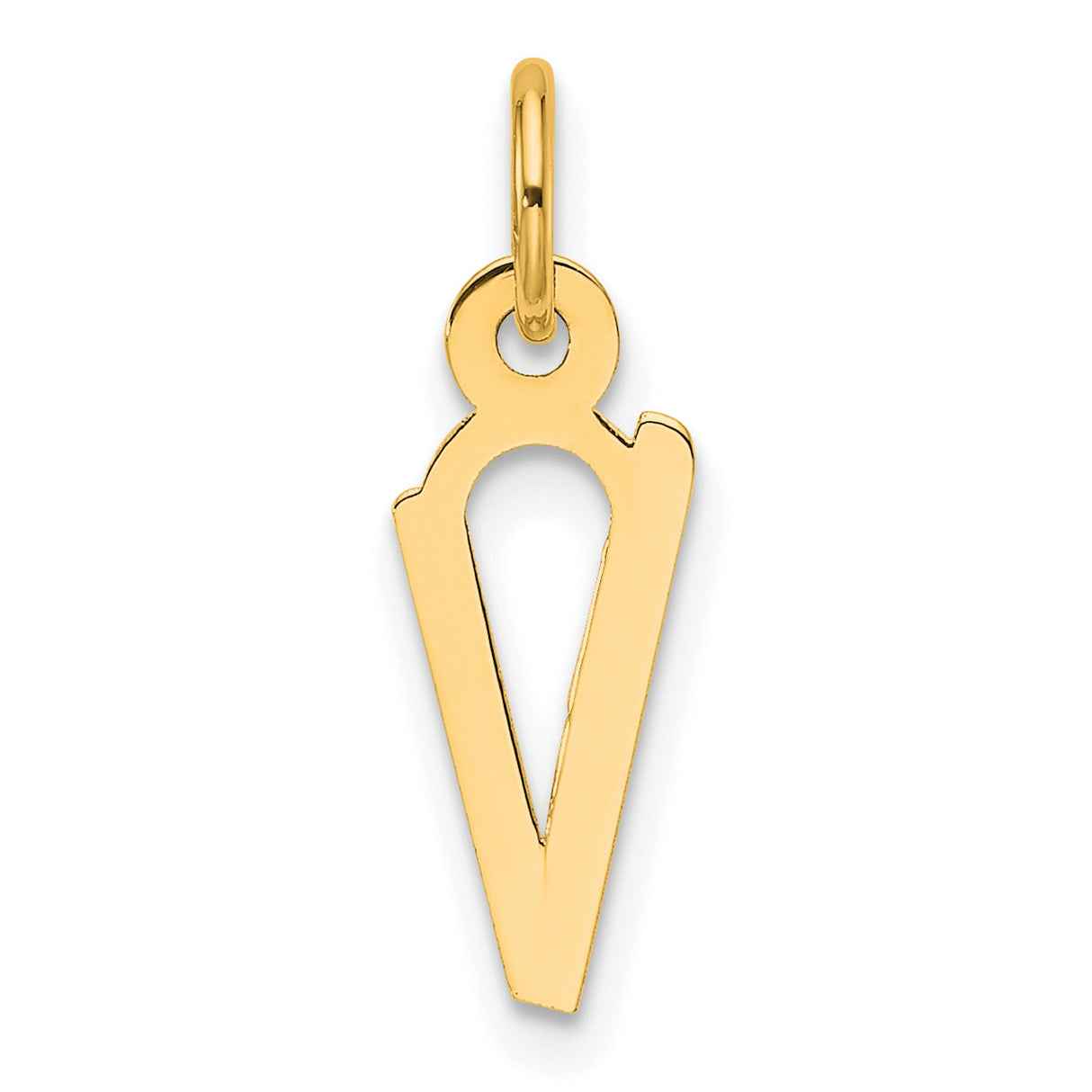 14k Yellow Gold Ankh Pendant, Modern Minimalist Egyptian Symbol for Men and Women