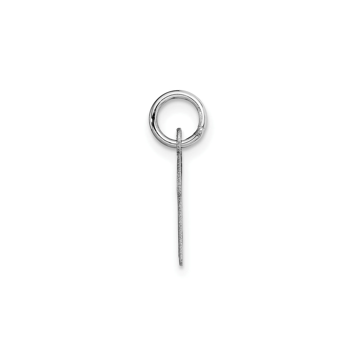 14k White Gold Scorpio Zodiac Pendant with M Symbol and Scorpion Tail Design