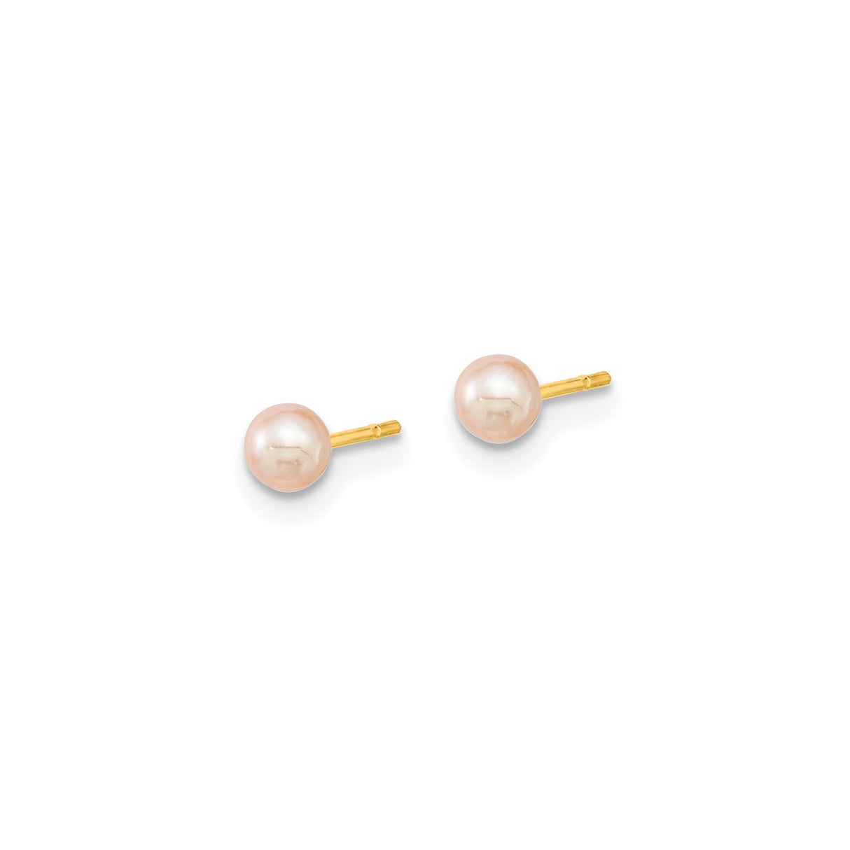 14k Yellow Gold Earrings Set with Butterfly Studs, Pearl Studs, and Classic Hoops