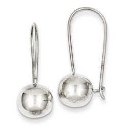 10mm Ball Earrings in 925 Sterling Silver