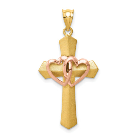 Heart Cross Charms and Pendants