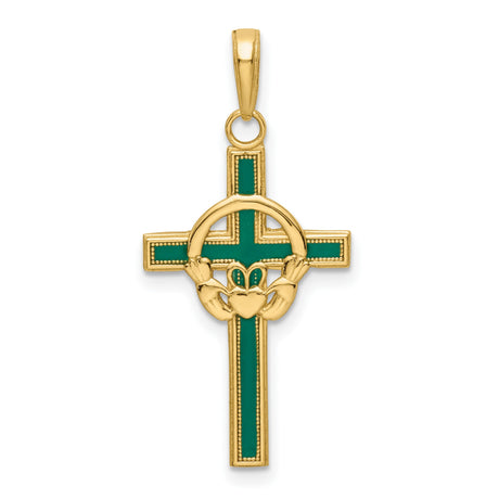 Claddagh Cross Pendants and Charms