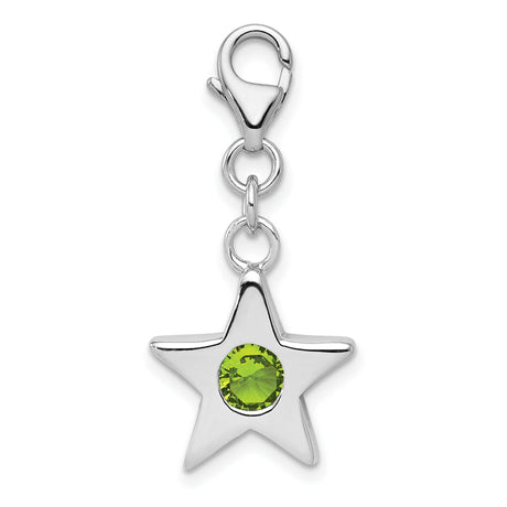 Birthstone Star Clip-on Charms and Pendants