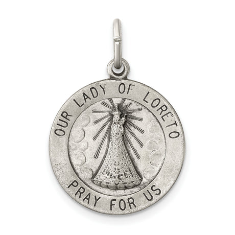 Our Lady of Loreto Religious Medal Pendants