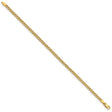 14K Yellow Gold 3 mm Rope Chain Bracelet, Polished