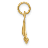 10k Yellow Gold Sailboat Pendant, Nautical Jewelry with Detailed Boat Design for Ocean Lovers