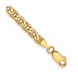 10K Yellow Gold 4 mm Polished Chain Anklet