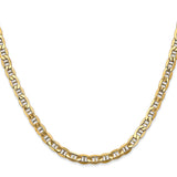 10K Yellow Gold 4.75 mm Polished Chain Necklace
