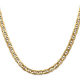 10K Yellow Gold 5.5 mm Polished Chain Necklace