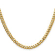 10K Yellow Gold 5.25 mm Polished Chain Necklace